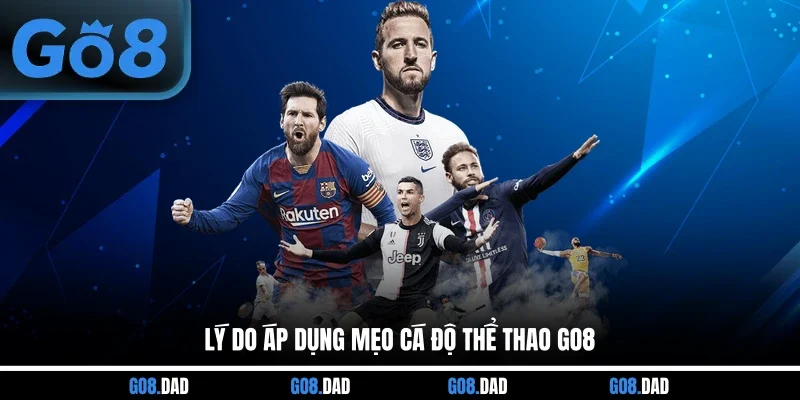 Lý do áp dụng mẹo cá độ thể thao GO8